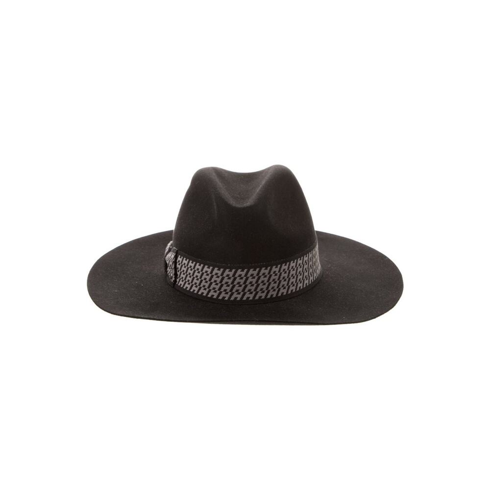 Hermès Faubourg Wide Brim Velvet Hat 56 sz - Picture 1 of 1
